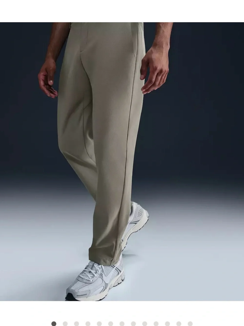 Nike Men's Light Army Green Athletic Jogger Pants